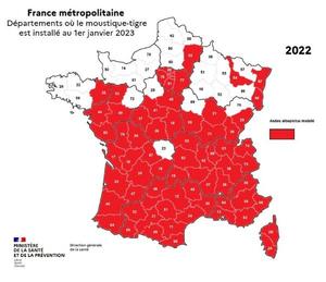 La poursuite de la progression du moustique tigre sur le territoire métropolitain augmente le risque de foyers épidémiques autochtones