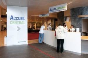 Accueil du patient à l'hôpital