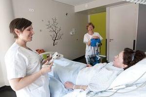 Chambre d'un patient hospitalisé