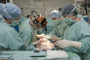 Opération de greffe d'organes